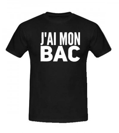 T-shirt humoristique j'ai le bac